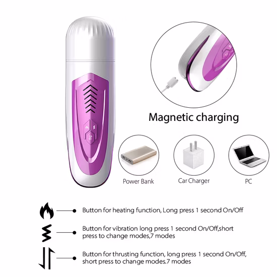 Chinese Factory Rotation Telescopic Electronic Masturbator Cup Male Masturbation for Man